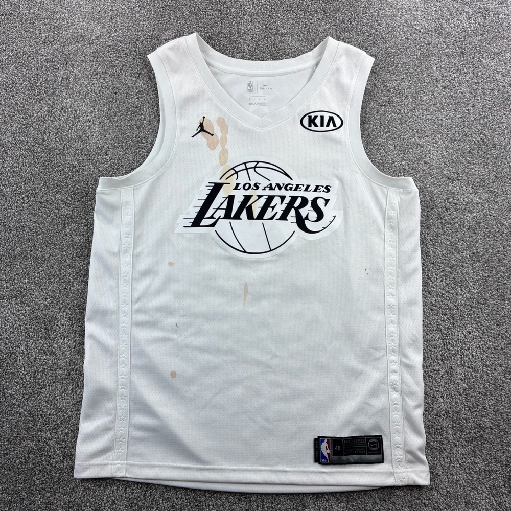 Nike Kobe Bryant Lakers Jersey Mens 48 White All Star 2018 Swingman 921056-103
